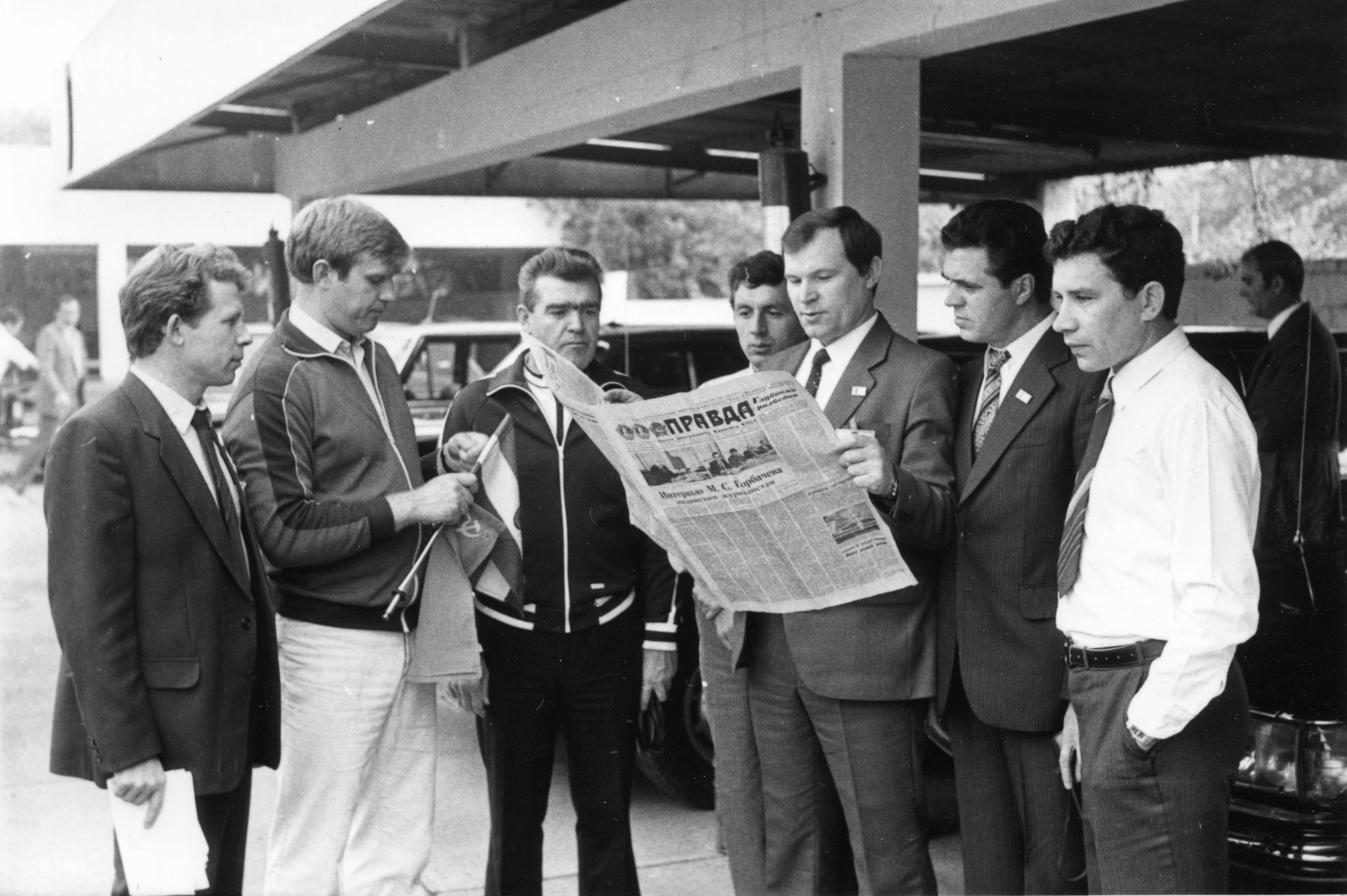 Во время визита М.С. Горбачева в Дели. 25 ноября 1986 г. © Фото из личного архива В.В. Тупицына