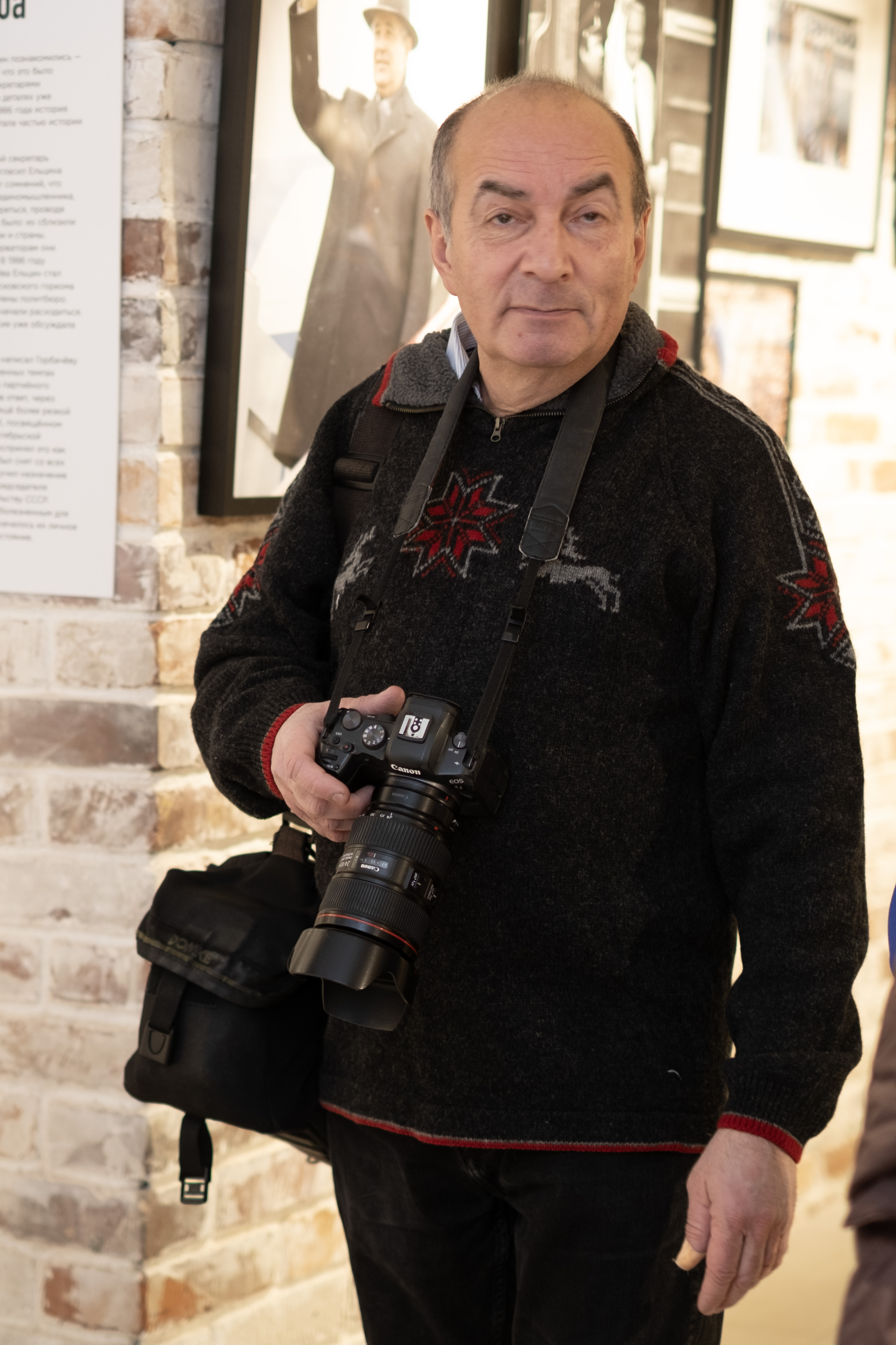 На открытии фотовыставки «Два президента» в Ельцин-центре в Москве. 1 февраля 2026 г. © Фото: Дмитрий Волин/Кремлевский холм
