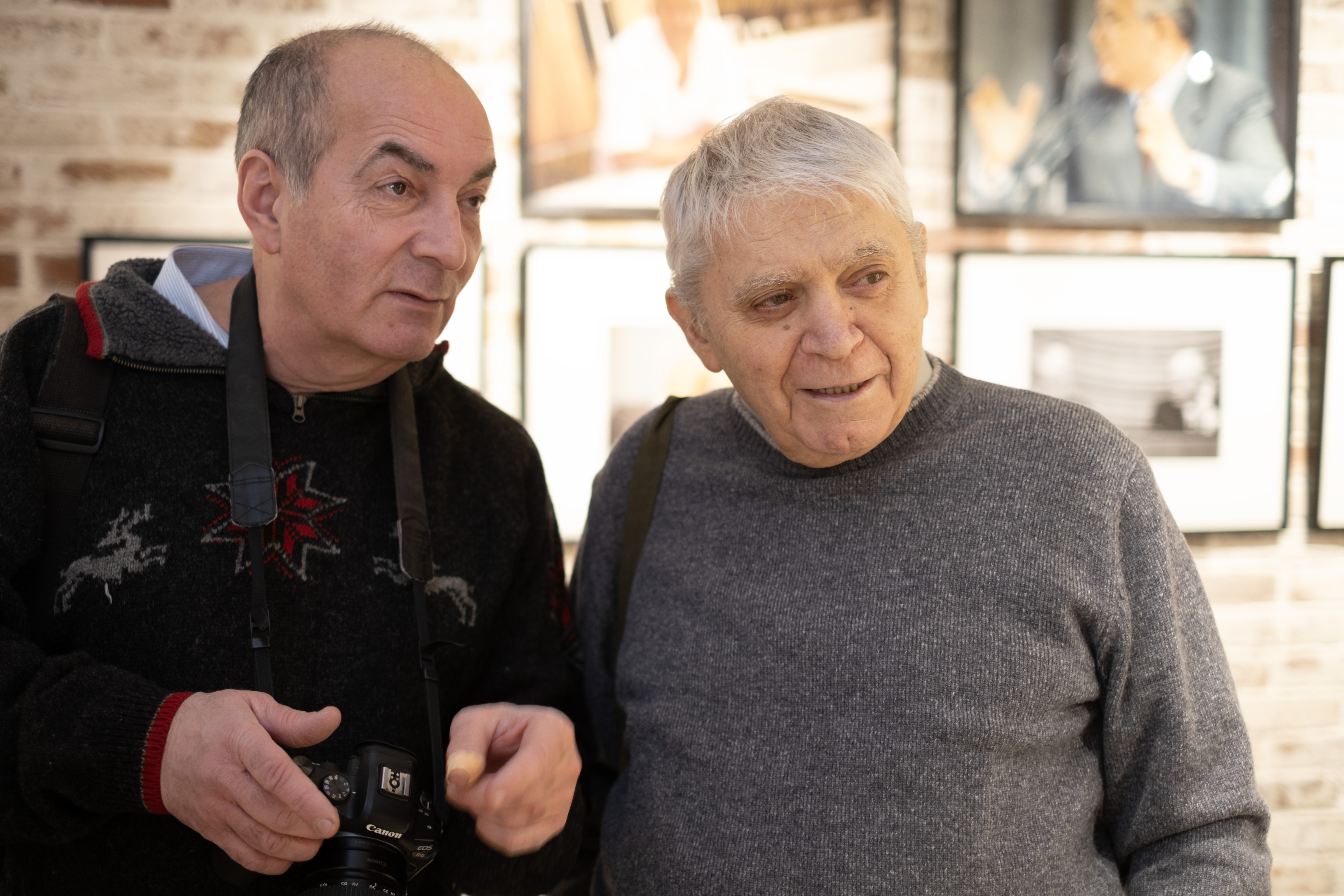 На открытии фотовыставки «Два президента» в Ельцин-центре в Москве. 1 февраля 2026 г. © Фото: Дмитрий Волин/Кремлевский холм