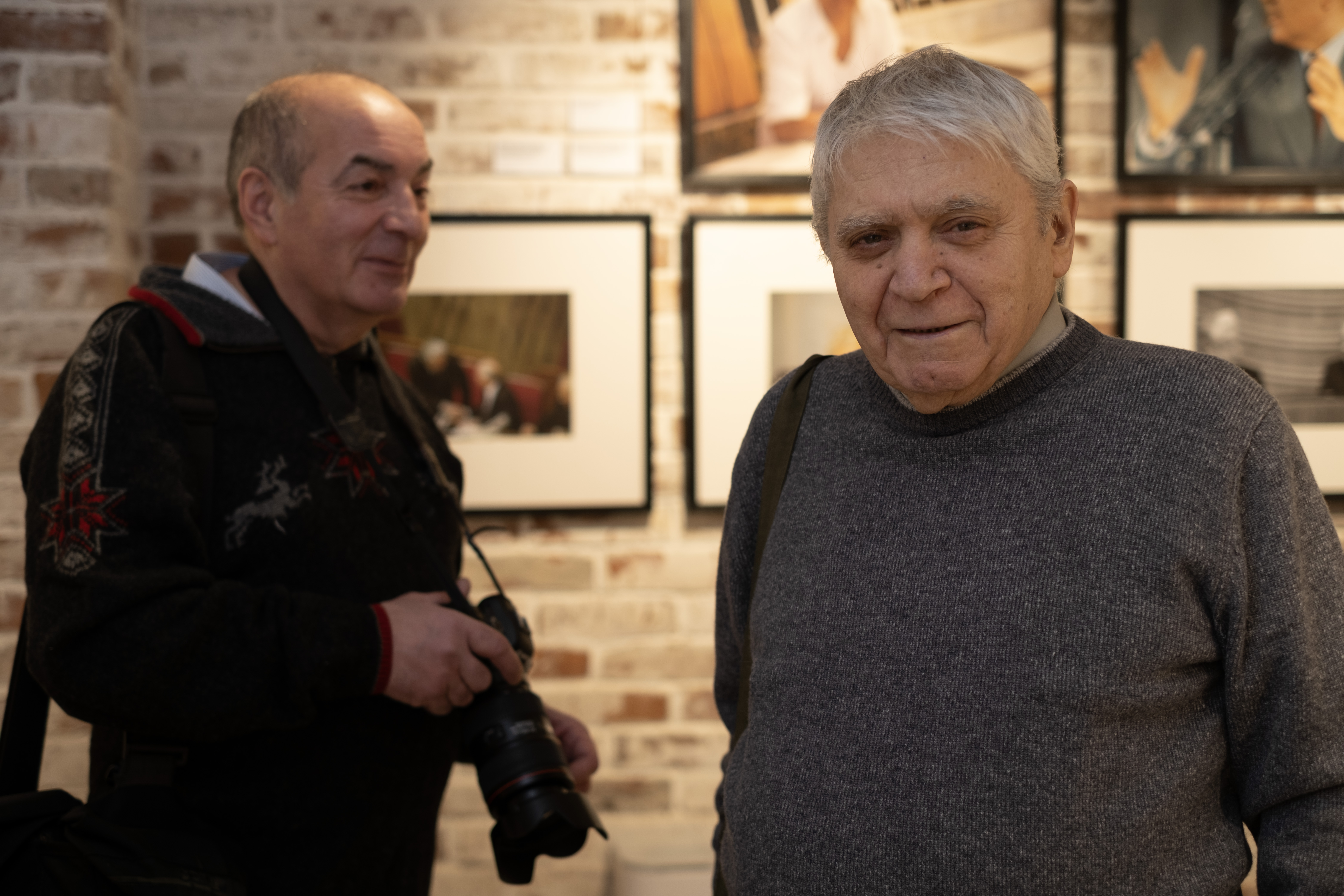 На открытии фотовыставки «Два президента» в Ельцин-центре в Москве. 1 февраля 2026 г. © Фото: Дмитрий Волин/Кремлевский холм