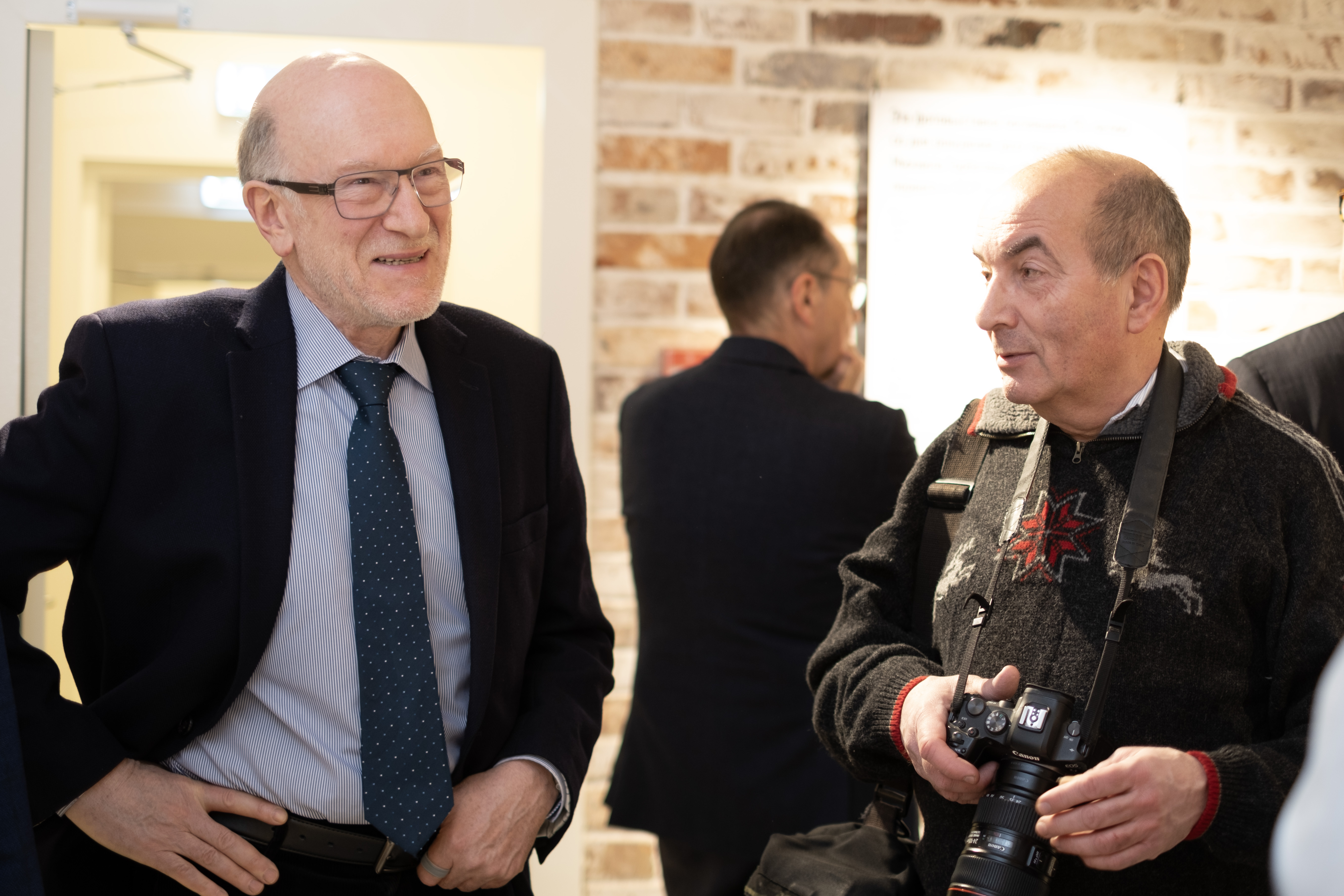 На открытии фотовыставки «Два президента» в Ельцин-центре в Москве. 1 февраля 2026 г. © Фото: Дмитрий Волин/Кремлевский холм