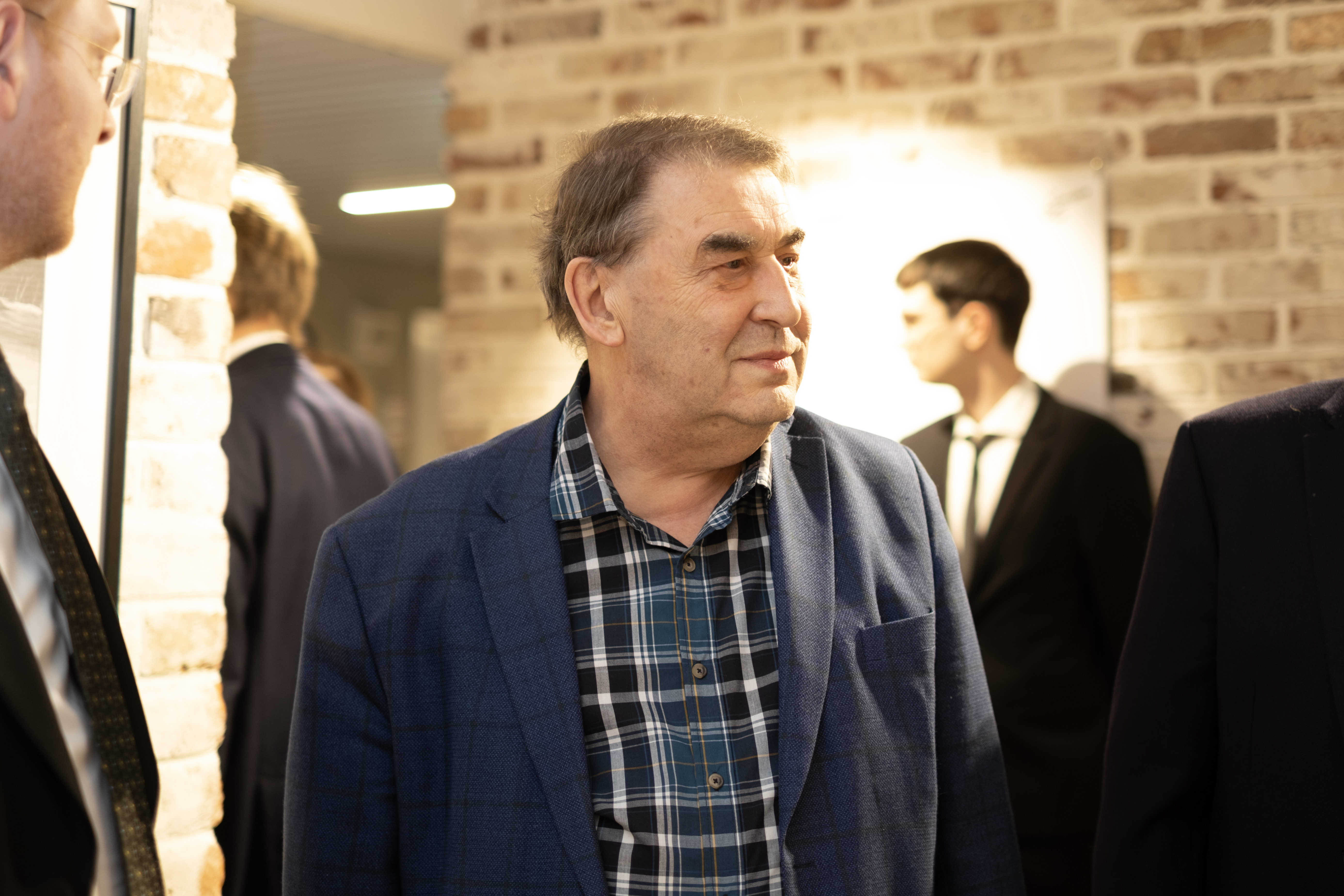 На открытии фотовыставки «Два президента» в Ельцин-центре в Москве. 1 февраля 2026 г. © Фото: Дмитрий Волин/Кремлевский холм