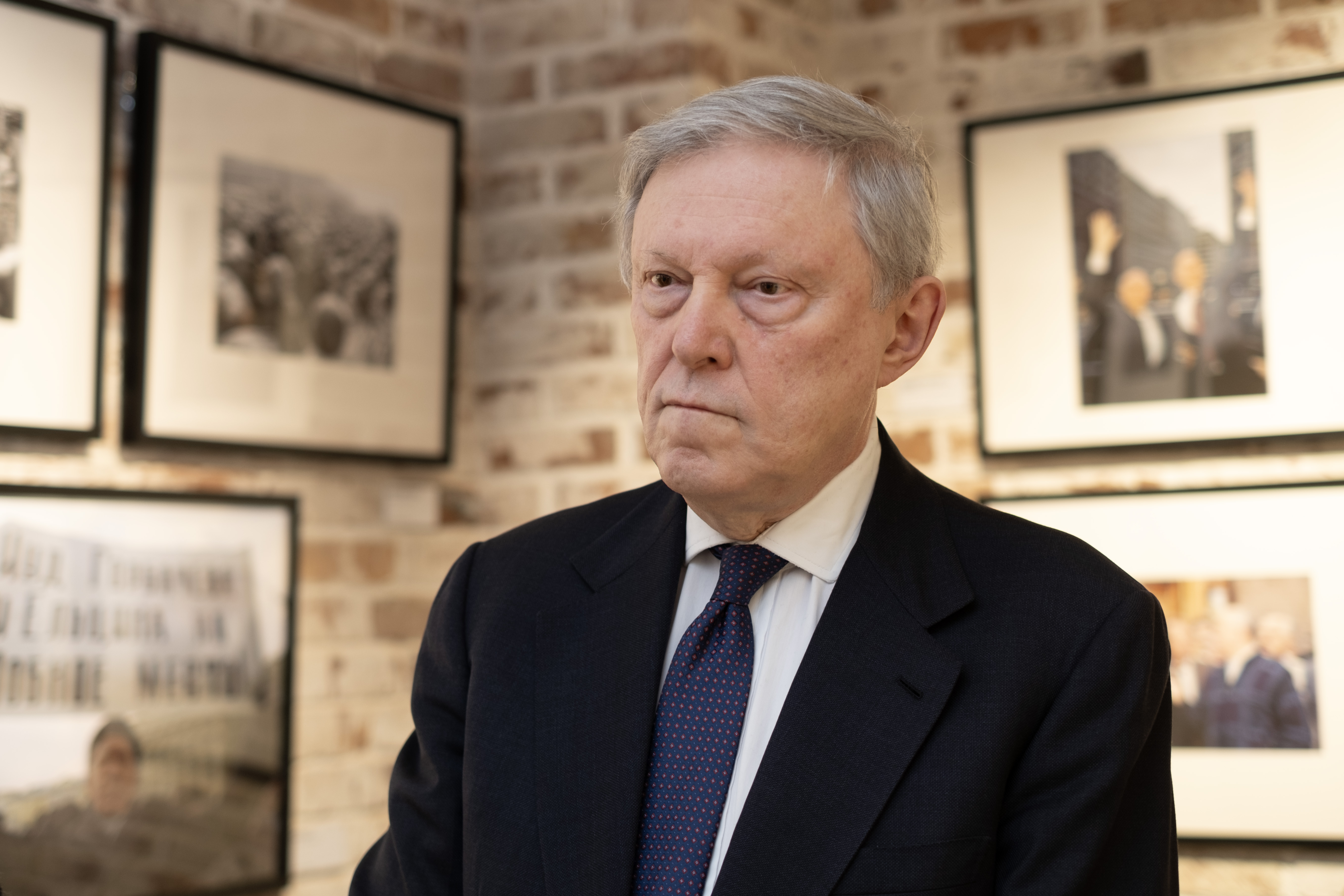 На открытии фотовыставки «Два президента» в Ельцин-центре в Москве. 1 февраля 2026 г. © Фото: Дмитрий Волин/Кремлевский холм