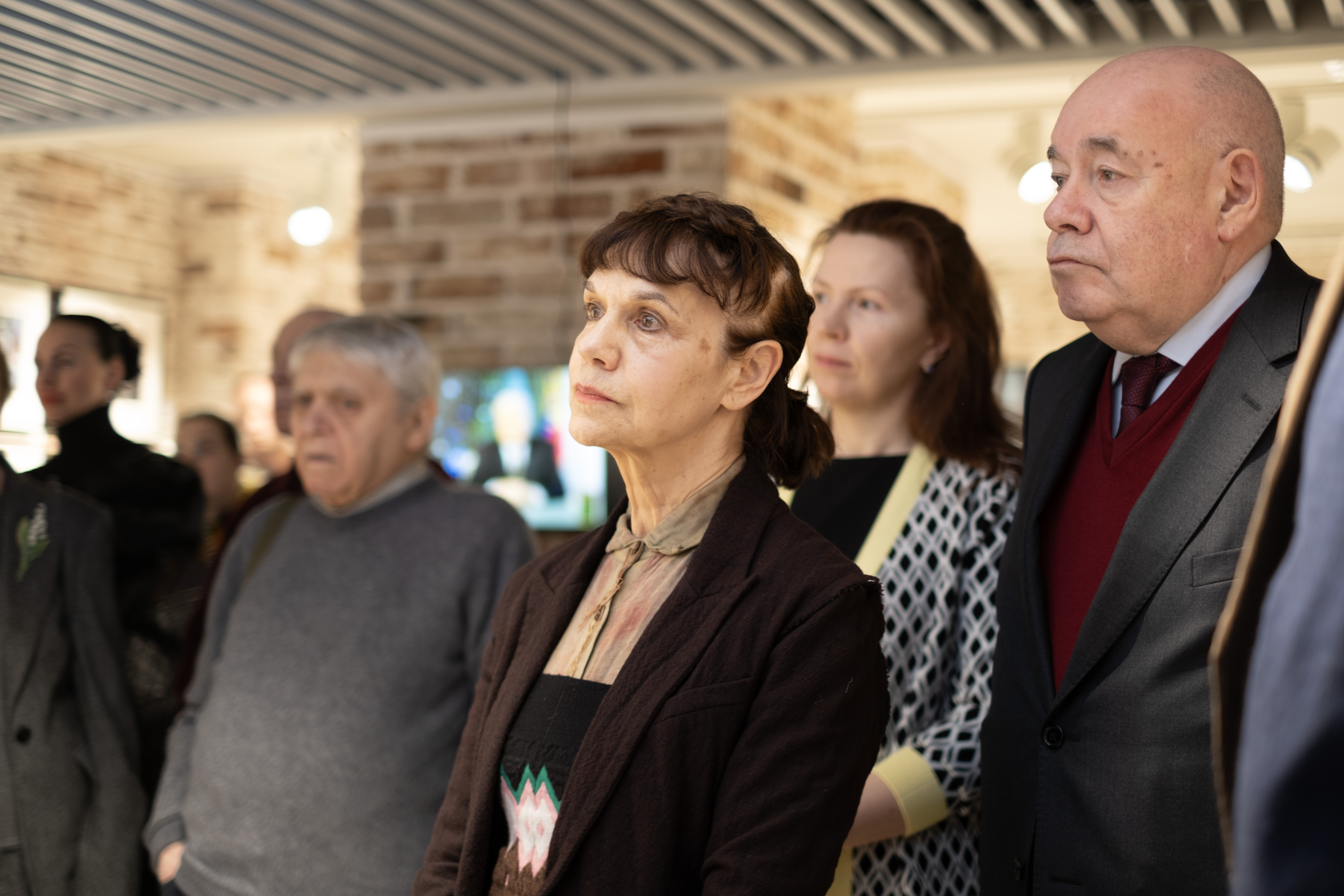 На открытии фотовыставки «Два президента» в Ельцин-центре в Москве. 1 февраля 2026 г. © Фото: Дмитрий Волин/Кремлевский холм