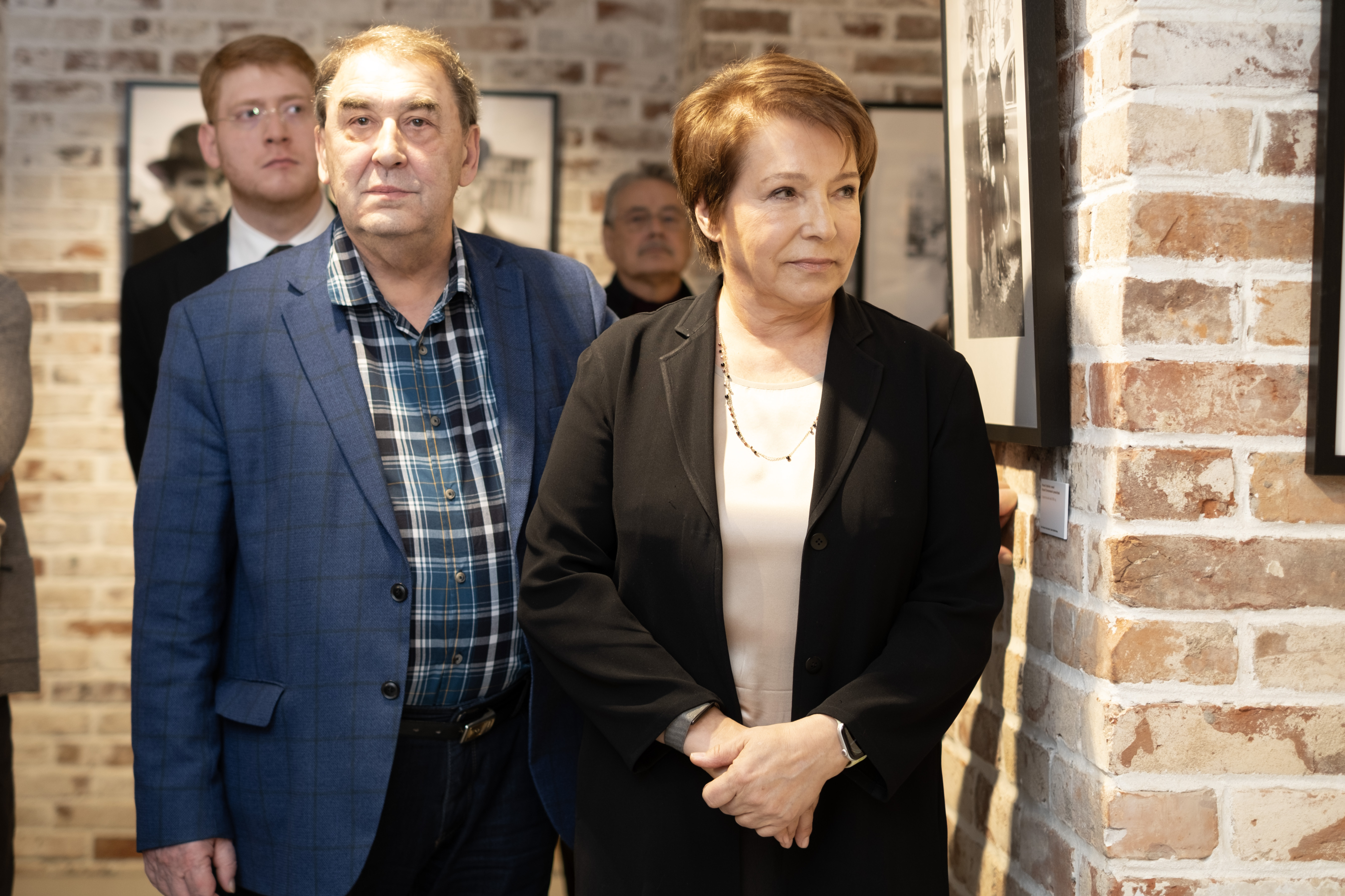 На открытии фотовыставки «Два президента» в Ельцин-центре в Москве. 1 февраля 2026 г. © Фото: Дмитрий Волин/Кремлевский холм